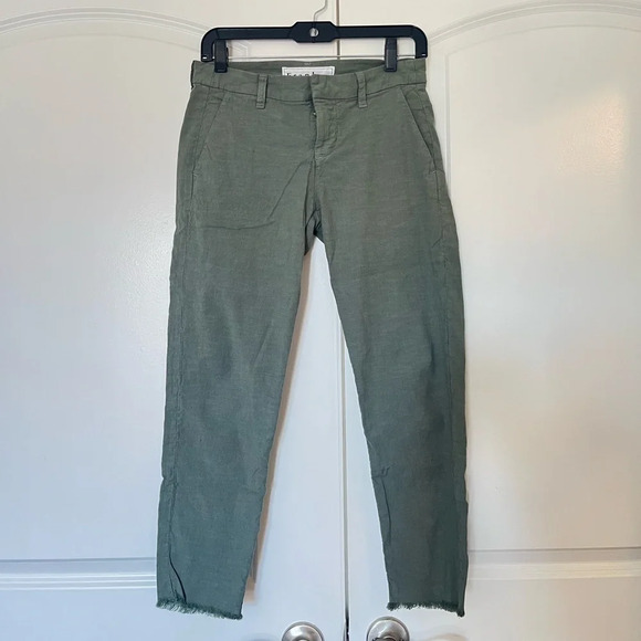 Frank & Eileen Italian Performance linen Wicklow pants size 00 in Rosema… - Picture 5 of 9